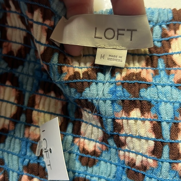 Loft Sunwashed Peplum Blouse - Picture 5 of 6